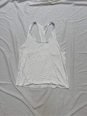 ALO Yoga White Racerback Tank Top